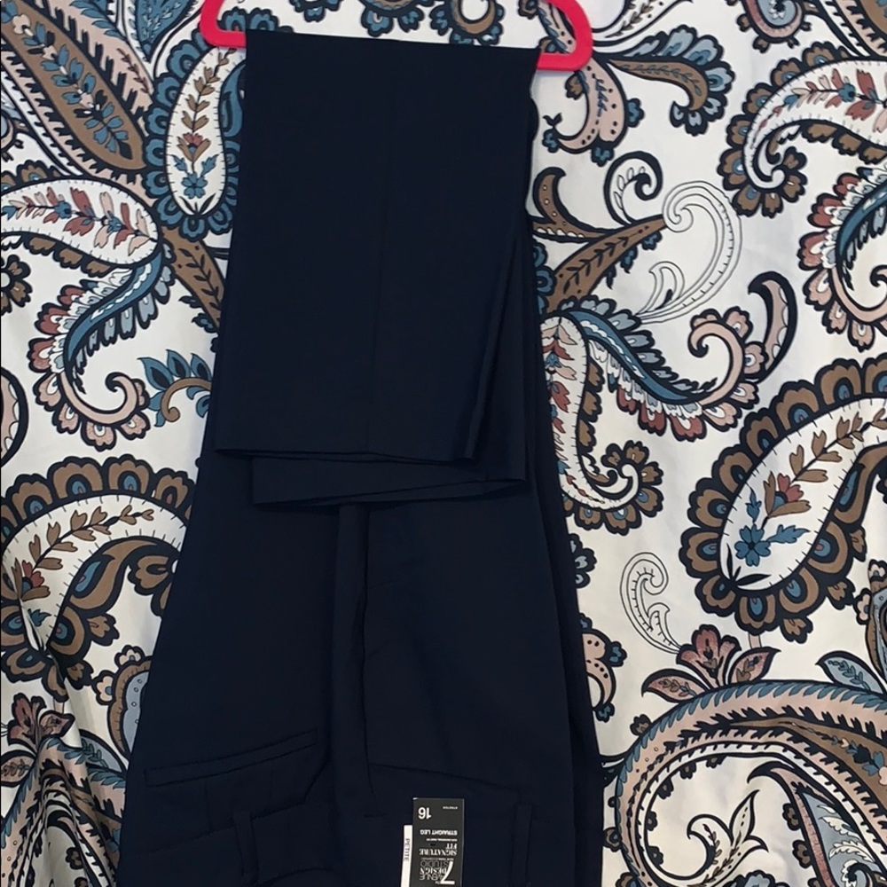 Navy blue dress pants